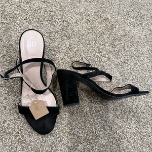 BP Black Women's Heeled Sandals